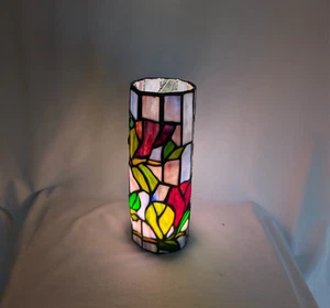 RAR! Original Vintage Kerzenschirm Buntglas - Bild 1 von 22