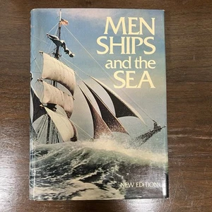 Men Ships and the Sea Book National Geographic 1973 New Edition History - Picture 1 of 10