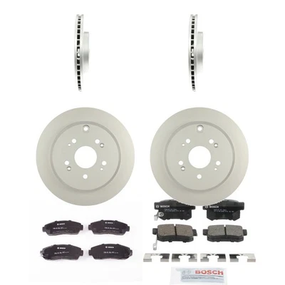 Kit de pastillas de freno y rotor de cerámica Bosch QuietCast para Acura RDX 2007-2012 Foto 1 de 4