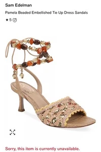 Sandalias Sam Edelman Pamela adornadas con cuentas nuevas talla 9,5 M 🇨🇳 - Imagen 1 de 7
