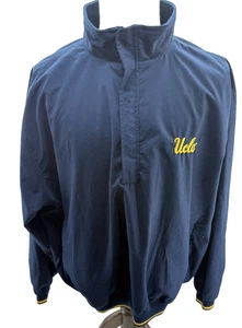 Campus Drive UCLA Bruins ricamato uomo golf attivo pullover camicia giacca XL - Foto 1 di 5
