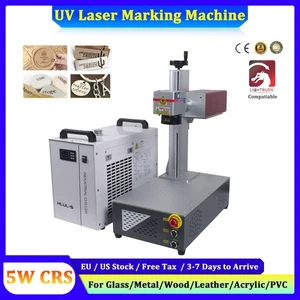 Macchina incisore marcatura laser UV CRS 5W per vetro metallo legno acrilico spedizione UE - Foto 1 di 21