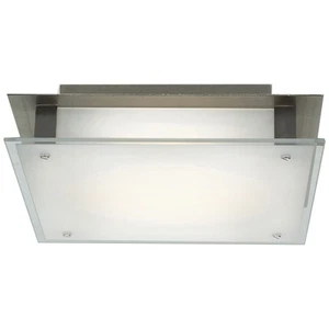 Access Lighting 50031 Steel Vision 1-Light Flush Mount Ceiling Fixture - Picture 1 of 3