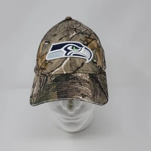 New Era 9Forty NFL Seattle Seahawks Realtree Camouflage Hat Adjustable Cap Camo - Bild 1 von 8