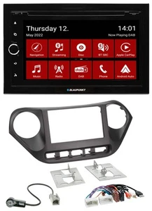 Blaupunkt MP3 DVD Bluetooth DAB 2DIN USB Autoradio für Hyundai i10 ab 2013 AUX U - Bild 1 von 10