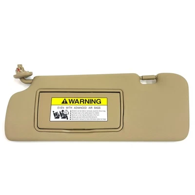 Honda CR-V 2007-2011 parasol beige tostado lado izquierdo del conductor OEM CRV vinilo Foto 1 de 3