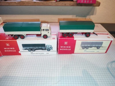 Wiking Margirus 235 D Truck Trailer mit Anhänger 51 M - Bild 1 von 4