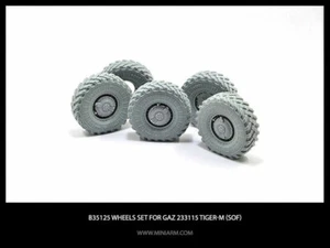 Miniarm 35125 1/35 GAZ-233115 Tiger-M (SOF) Wheels Set - Bild 1 von 1