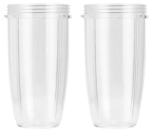 2 Pack 32 oz Colossal Cup Compatible with NutriBullet 600W 900W NB-101B NB-101S - Picture 1 of 3