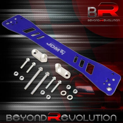 For 1992-1995 Civic EG EH JDM Sport Blue Rear Lower Subframe Brace Tie Bar Brace - Image 1 of 4