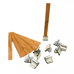 10x Mecha de madera Mavin Mecha de vela con soporte Pie 8x90mm - Imagen 1 de 4