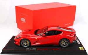 1/18 BBR Ferrari 812 Superfast Rosso Corsa 322 modelo de coche de resina roja límite P18147 - Imagen 1 de 4