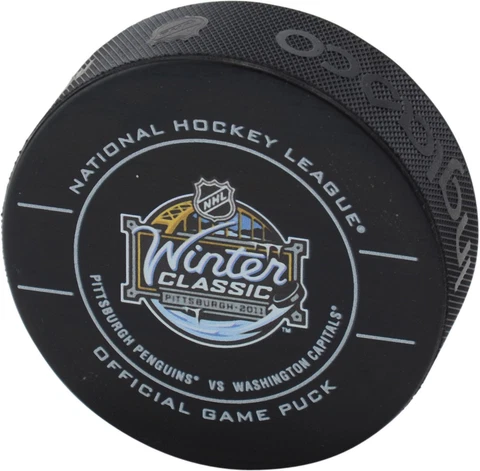 Washington Capitals v Pittsburgh Penguins 2011 Winter Classic Official Game Puck Cover