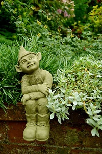 Peter der Elf Stein Gartenornament - Bild 1 von 4