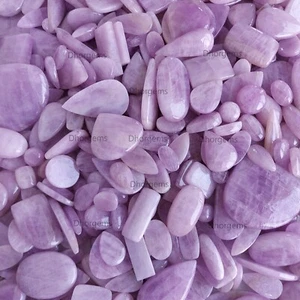 Vendita all'ingrosso! Lotto cristalli sfusi ingrosso pietre preziose cabochon kunzite rosa naturale - Foto 1 di 18