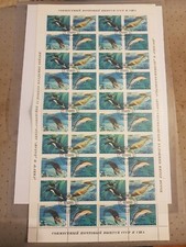 Francobolli Russia 1990 - Mammiferi Marini Foglio 10 Serie In Blocco