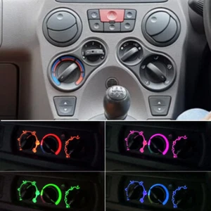 2Pcs White / Red LED Heater Control Upgrade Bulbs For FIAT PANDA MK2 2004-2011 - Picture 1 of 8