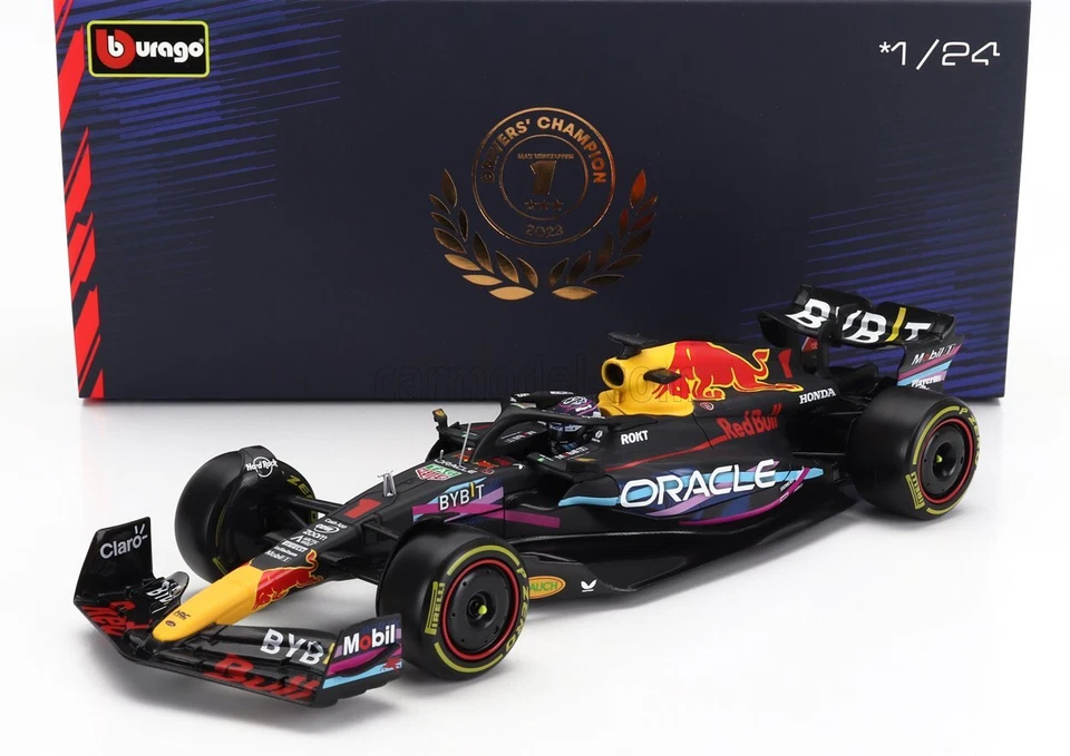 BURAGO BU28030-V-MIAMI RED BULL - F1 RB19 TEAM ORACLE RED BULL RACING N 1 WORLD