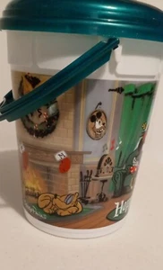 Disney Parks Mickey Minnie Happy Holidays Christmas Refillable Popcorn Bucket - Picture 1 of 3