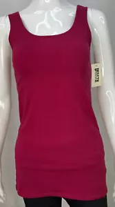 Duluth Trading Company Women's No-Yank Shelf Bra Tank Color Sangria Size S NWT - Picture 1 of 5