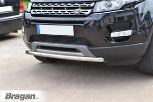 Front Spoiler Bar To Fit Land Rover Evoque 2011 - 2018 Bumper Nudge Chin Guard - Picture 1 of 6