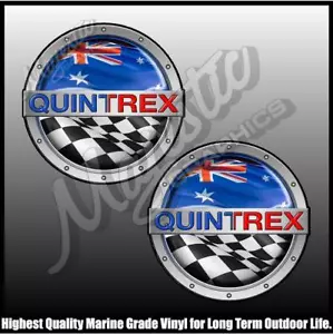QUINTREX - 250mm X 250mm X 2 - CALCOMANÍAS DE BARCO - Imagen 1 de 1