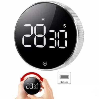 LCD Digital Kurzzeitmesser Magnet Küchentimer Eieruhr Stoppuhr Countdown TimerDE - Bild 1 von 4