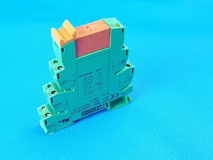 Schrack Germany 24VDC Relay RTE24024 w/ Phoenix Contact Base PLC-BSC-24DC/21-21 - Picture 1 of 2