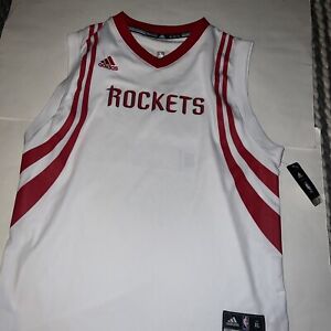 NWT Adidas BIG KIDS Houston Rockets White Swingman Jersey XL