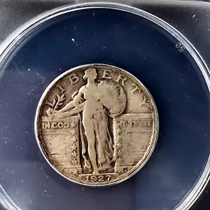 1927 S Standing Liberty Quarter ANACS VG 10 Graded - U.S. Coins: Silver 25C - Picture 1 of 6