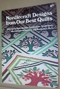 Needlepoint Designs from Our Best Quilts- (1978, PB) By Mary E Johnson & Z Hurt - Picture 1 of 2