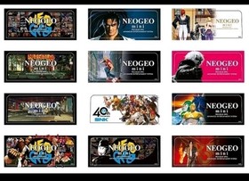 SNK NEOGEO MINI MARQUE CONSOLE STICKERS 3 Random Pack of 4 SNK Official Total 12
