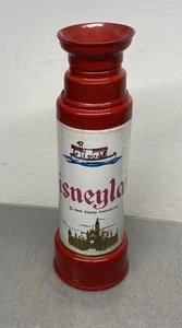 Vintage Walt Disney Productions Tin Toy Telescope~ Works~ Red White - Picture 1 of 12