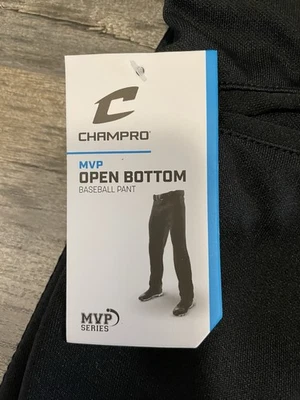 Black Baseball Softball Pants Men’s Medium Champro New With Tags  - Image 1 of 4