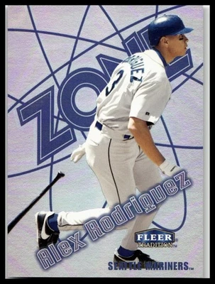 Alex Rodriguez 1998 Fleer Tradition Zone #13 Z Seattle Mariners - Image 1 of 2