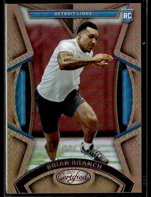 L51,338 -  2023 Certified Mirror Bronze #175 Brian Branch /275 - Image 1 of 2