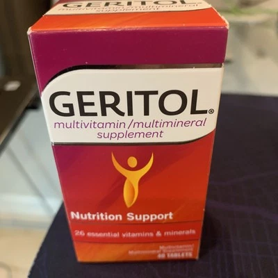 Suplemento multivitamínico e multimineral Geritol 40 comprimidos  - Imagem 1 de 2