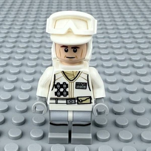 LEGO Star Wars Hoth Rebel Trooper Minifigura Uniforme Blanco sw0678 75098 - Imagen 1 de 5