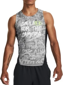Under Armour Tank Top Men XL Project Rock Compression Fit Athletic Workout Gym - Picture 1 of 4