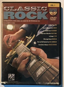 Classic Rock DVD Guitar Play Along Vol. 1 - ZZ Top Ted Nugent Lynyrd Skynyrd - Picture 1 of 3