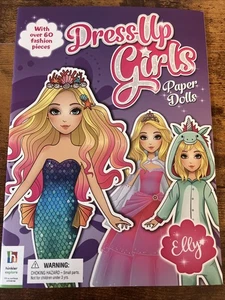 Dress Up Girls Paper Dolls Elly, NEW, With over 60 Fashion Pieces - Picture 1 of 3