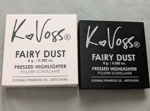 K Voss NYC Fairy Dust Pressed Highlighter Moonlight/Starkissed - 8 g/0.282 oz  - Picture 1 of 5
