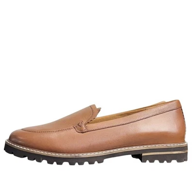 Женские мокасины Trotters Fayth Camel коричневая кожа повседневный комфорт - размер ширина 9 М - Изображение 1 из 4