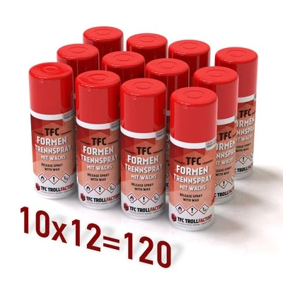 TFC Formen Trennspray mit Wachs für Resin Giessharz silikonfrei - 120 x 400ml - Bild 1 von 4
