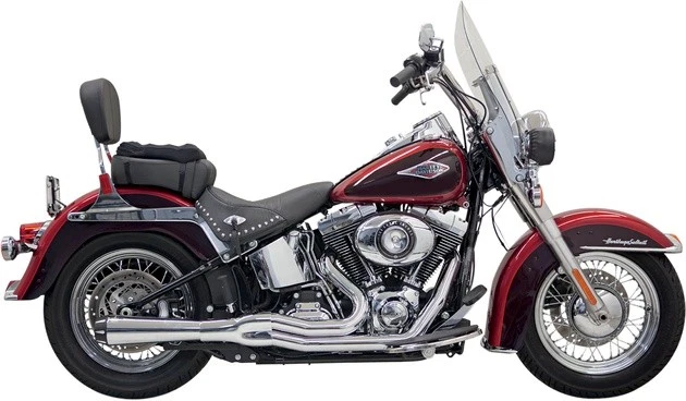 Bassani Mega Exhaust System Chrome #1S12R Harley Davidson Foto 1 de 1