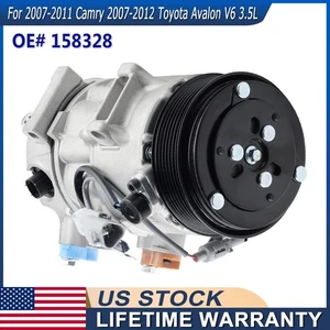 AC Compressor With Clutch for Toyota Camry 2007-2011 Avalon 2007-12 3.5L 158328 - Bild 1 von 16