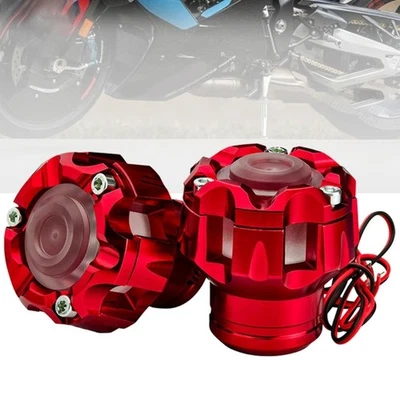 Motorcycle Front Fork Protector Crash Guard Integrated LED Lighting Universal - Image 1 of 4