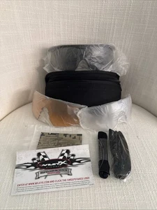 Gafas de sol Wiley X Vapor marco negro mate con óxido claro/gris humo/lente transparente - Imagen 1 de 7