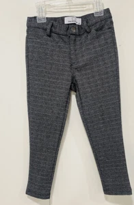 Panther Boys Size 5 Houndstooth Black/ Grey Long Pants Great Cond W/ Belt Loops - Picture 1 of 5
