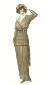 Past Patterns 8211 - Mid 1910s Dress with Suplice Blouse Sewing Pattern bust 38 - Picture 1 of 3